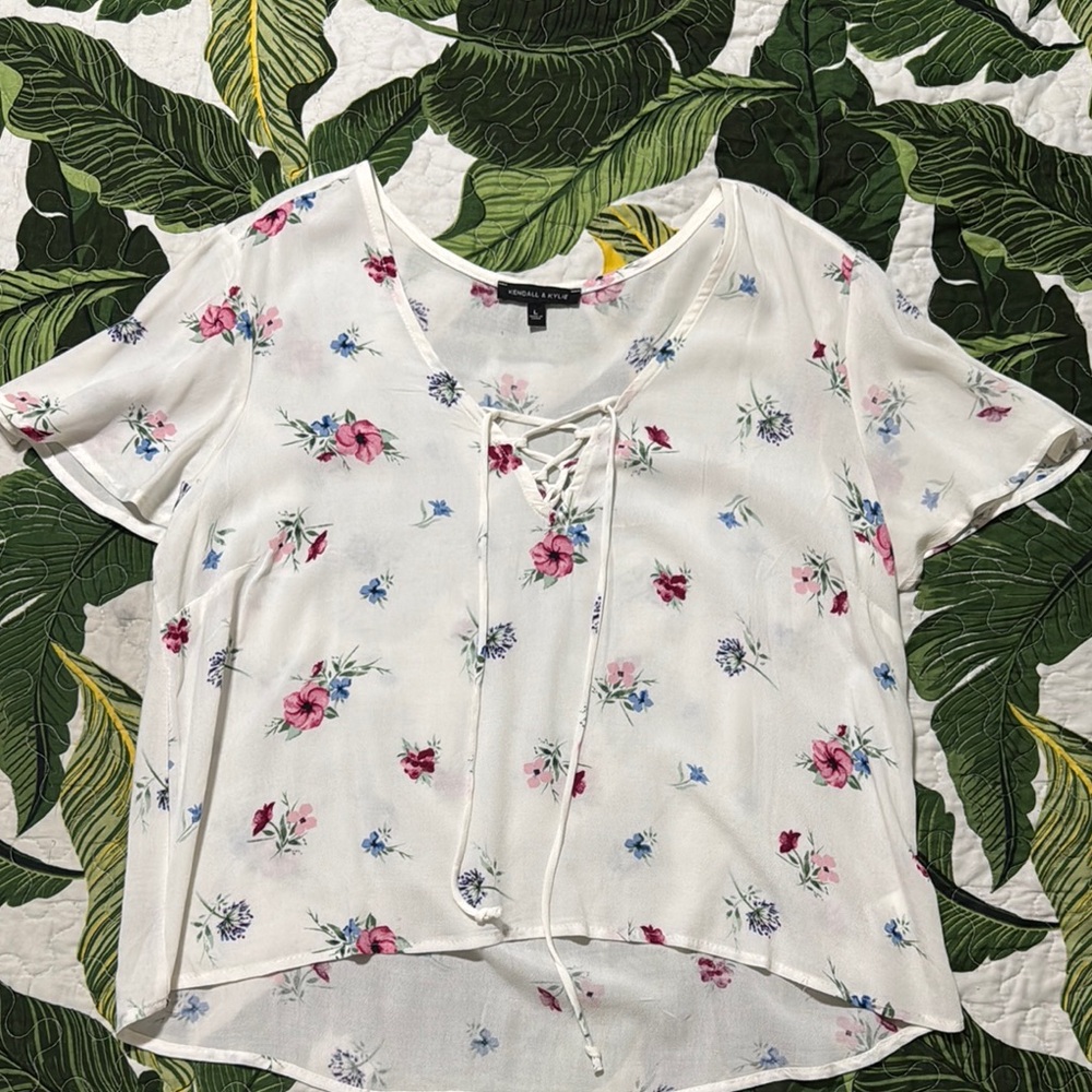 Kendall and Kylie Floral top